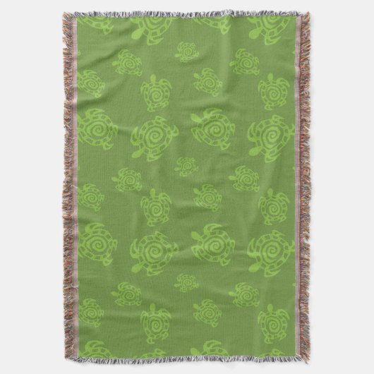 Turtle Green Graphic Deken (Voorkant Verticaal)