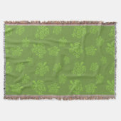 Turtle Green Graphic Deken (Voorkant)