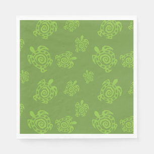 Turtle Green Graphic Servetten