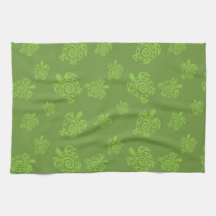 Turtle Green Graphic Theedoek