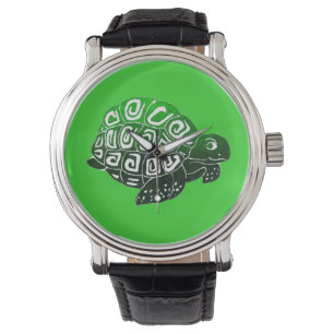 Turtle Green polshorloge Horloge