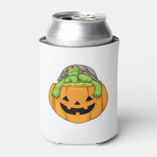 Turtle Halloween Pompoen Klassiek T-shirt_1 Blikjeskoeler