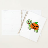 Turtle Halloween Pompoen Klassiek T-Shirt Planner (Display)
