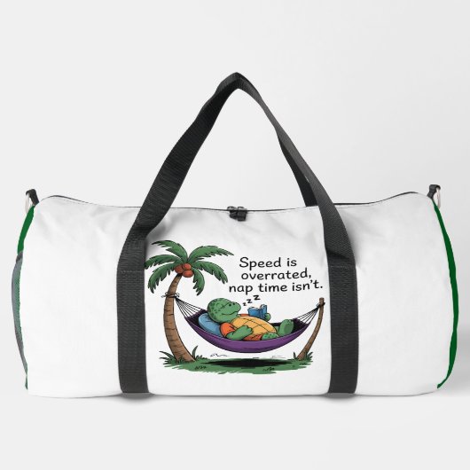 Turtle Hammock Nap Time Overrated Plunjezak (Achterkant)