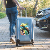 Turtle Hawaiian Zee Turtles Hawaii Beach Palm Sticker (Koffer Insitu)