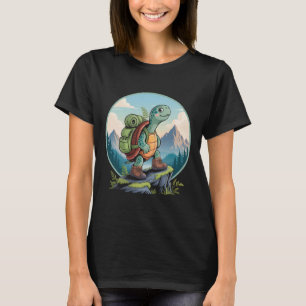 Turtle Hiking Rugzak Kleding voor Outdoor Natuur T-shirt