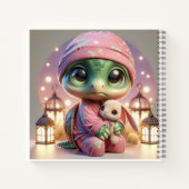 Turtle in Pink Pajamas, by Natasha Us Notitieboek (Achterkant)