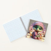 Turtle in Pink Pajamas, by Natasha Us Notitieboek (Binnen)