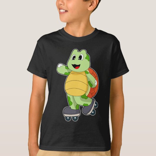 Turtle Inline schaatsen Roller skates T-shirt (Voorkant)