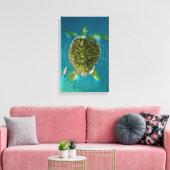 Turtle Island Canvas Afdruk (Insitu (Woonkamer))