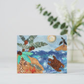 Turtle Island Night Sangen Briefkaart (Staand voorkant)