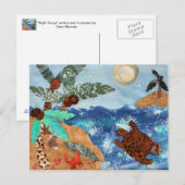 Turtle Island Night Sangen Briefkaart (Voorkant / Achterkant)