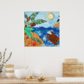 Turtle Island Night Sangen Poster (Keuken)