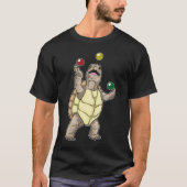 Turtle Juggler Juggle T-shirt (Voorkant)