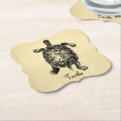 TURTLE KARTONNEN ONDERZETTERS (Gekanteld)