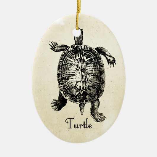 TURTLE KERAMISCH ORNAMENT (Voorkant)