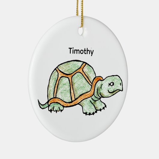 Turtle Keramisch Ornament (Rechts)