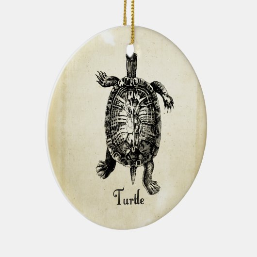  TURTLE KERAMISCH ORNAMENT (Rechts)