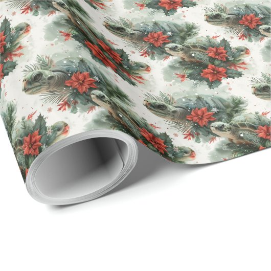Turtle Kerst Cadeaupapier (Rol Hoek)