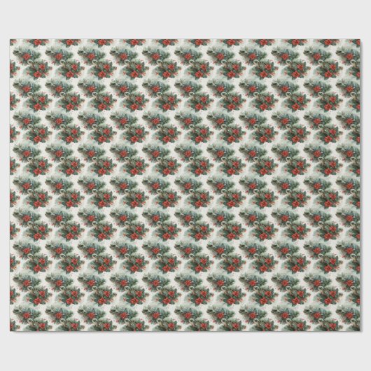 Turtle Kerst  Cadeaupapier (Vlak)
