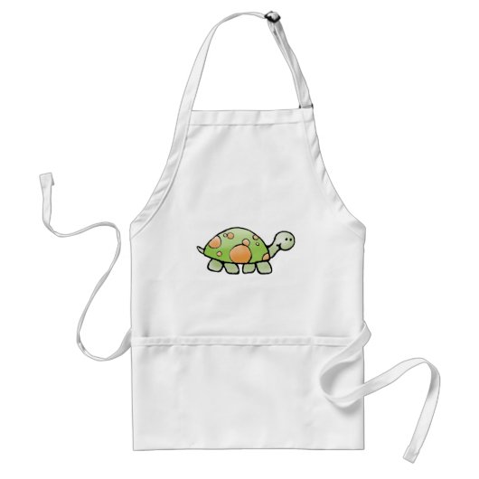 Turtle Kitchen Cooking Apron Standaard Schort (Voorkant)