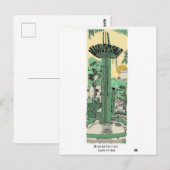 Turtle Lake Saigon Digital Illustration Briefkaart (Voorkant / Achterkant)