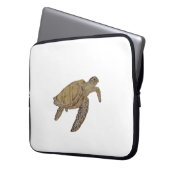 Turtle laptop hoesje sleeve (Voorkant Links)