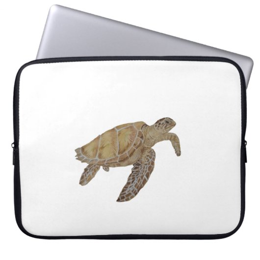 Turtle laptop hoesje sleeve (Voorkant)