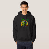 Turtle Leprechaun Hat Turtle Rainbow St Patrick's Hoodie (Voorkant volledig)
