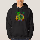Turtle Leprechaun Hat Turtle Rainbow St Patrick's  Hoodie (Voorkant)