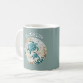 Turtle Life Coastal Serenity Collectie Koffiemok (Voorkant links)