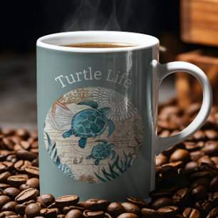 Turtle Life Coastal Serenity Collectie Koffiemok