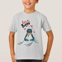 Turtle Love Bites T-Shirt Valentijnse Gifts T-Shir