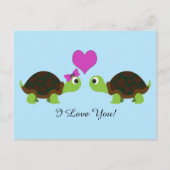 Turtle Love Briefkaart (Voorkant)