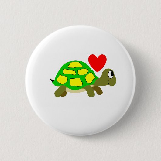 Turtle Love Button (Voorkant)
