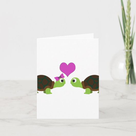 Turtle Love Kaart (Voorkant)