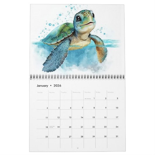 TURTLE Love Kalender (Jan 2026)