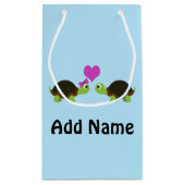 Turtle Love Klein Cadeauzakje (Achterkant)