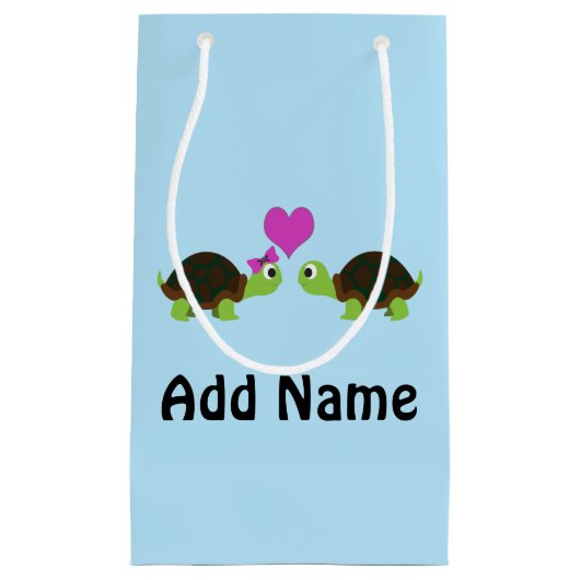 Turtle Love Klein Cadeauzakje (Voorkant)