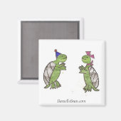 Turtle Love magneet (Voorkant / Achterkant)