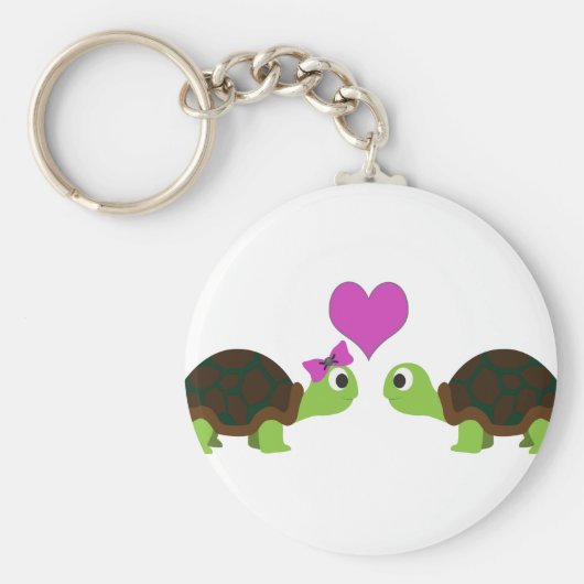 Turtle Love Sleutelhanger (Voorkant)