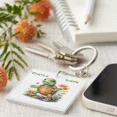 Turtle Love Sleutelhanger (Voorkant Rechts)