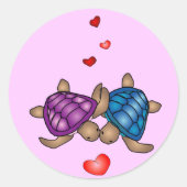 Turtle Love Sticker (Voorkant)