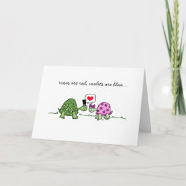Turtle Love - Valentijnskaart of jubileumkaart Feestdagen Kaart