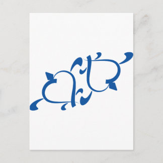 Turtle Love - Yin Yang Briefkaart