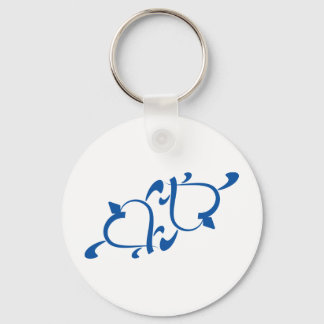 Turtle Love - Yin Yang Sleutelhanger