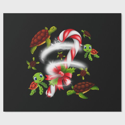 Turtle Lover | Alleen een meisje dat van Turks hou Cadeaupapier (Vlak)