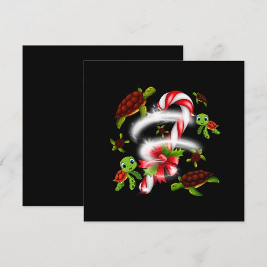 Turtle Lover | Alleen een meisje dat van Turks hou Kaart (Voorkant / Achterkant)