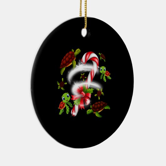 Turtle Lover | Alleen een meisje dat van Turks hou Keramisch Ornament (Rechts)