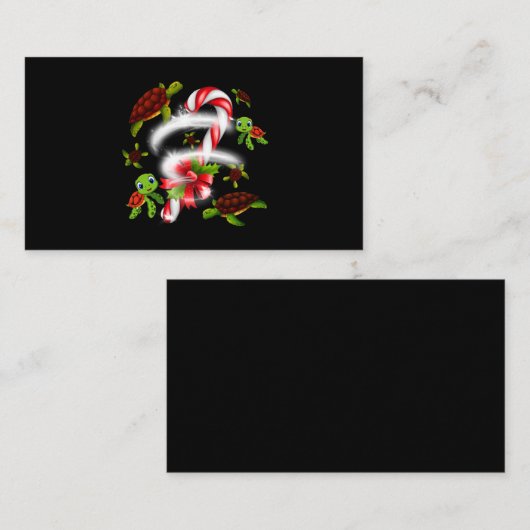 Turtle Lover | Alleen een meisje dat van Turks hou Visitekaartje (Voorkant / Achterkant)